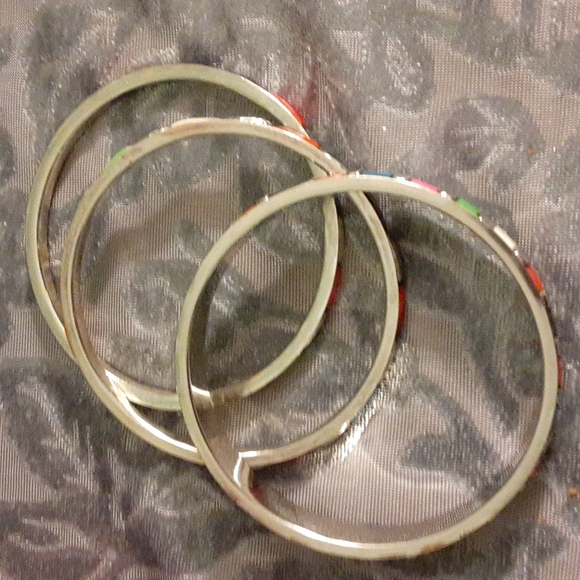 80s style colorful bangle bracelets - Picture 7 of 15